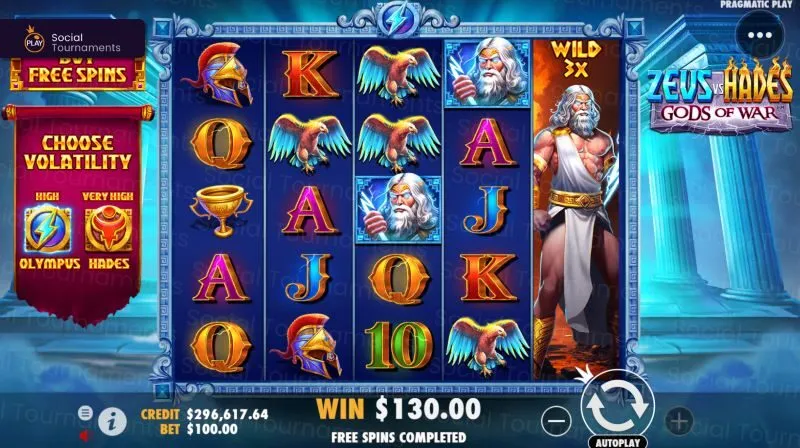 Bảng trả thưởng chi tiết trong game Nổ Hũ Zeus  